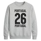 Varsity Portugal No.26 football tournament unisex sweatshirt
