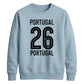 Varsity Portugal No.26 football tournament unisex sweatshirt