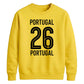 Varsity Portugal No.26 football tournament unisex sweatshirt