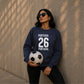 Varsity Portugal No.26 football tournament unisex sweatshirt