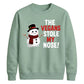 Vegans Stole My Nose Snowman Christmas Unisex Sweatshirt