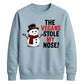 Vegans Stole My Nose Snowman Christmas Unisex Sweatshirt