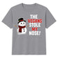 Vegans Stole My Nose Snowman Graphic Christmas Kids T-Shirt