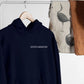 Embroidered Roman Numeral Couple Hoodie, Personalised Matching Anniversary Hoody, Initials GF BF Special Date Pullover Jumper, Fiance Gifts