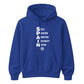 Vertical Acronym Graphic Spain Football Tournament Hoodie