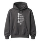 Vertical Acronym Graphic Spain Football Tournament Hoodie