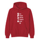 Vertical Acronym Graphic Spain Football Tournament Hoodie