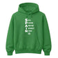 Vertical Acronym Graphic Spain Football Tournament Hoodie