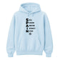 Vertical Acronym Graphic Spain Football Tournament Hoodie