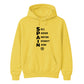 Vertical Acronym Graphic Spain Football Tournament Hoodie