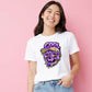 Vibrant Melting Summer Skull Graphic ladies fit T-Shirt
