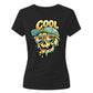Vibrant Melting Summer Skull Graphic ladies fit T-Shirt