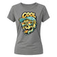 Vibrant Melting Summer Skull Graphic ladies fit T-Shirt