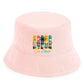 Vibrant Sun Chase Beach Graphic Bucket Summer Kids Hat