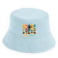 Vibrant Sun Chase Beach Graphic Bucket Summer Kids Hat