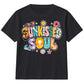 Vibrant Sunkissed Soul Retro Beach Graphic Summer Kids T-Shirt