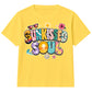 Vibrant Sunkissed Soul Retro Beach Graphic Summer Kids T-Shirt