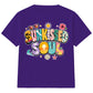Vibrant Sunkissed Soul Retro Beach Graphic Summer Kids T-Shirt