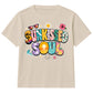 Vibrant Sunkissed Soul Retro Beach Graphic Summer Kids T-Shirt