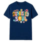 Vibrant Sunkissed Soul Retro Beach Graphic Unisex T-Shirt