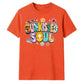 Vibrant Sunkissed Soul Retro Beach Graphic Unisex T-Shirt