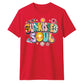 Vibrant Sunkissed Soul Retro Beach Graphic Unisex T-Shirt
