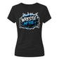 Vibrant Wrestle Mode Print Wrestling ladies fit t-shirt