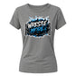 Vibrant Wrestle Mode Print Wrestling ladies fit t-shirt