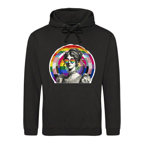 Victorian Pride Halo Portrait Pride Month Unisex Hoodie