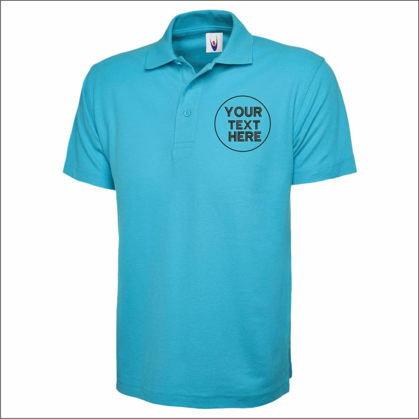 Custom Embroidered Men Polo Tshirt, Personalised Text/Design Shirt, Digitized Company Logo Monogrammed Polo Tee, Special Gift for Golf Lover