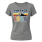 60th Birthday Ladies Tshirt Vintage 1966 Retro Mountain Sunset