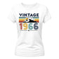 60th Birthday Ladies Tshirt Vintage 1966 Retro Mountain Sunset