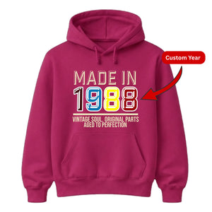 Personalized Birthday Gift Hoodie | Vintage Edition Happy Birthday Design