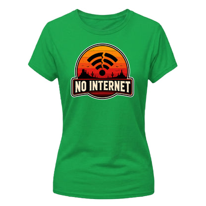 Vintage Jurassic Parody Offline Emblem ladies fit T-Shirt