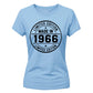 60th Birthday Ladies Tshirt Made in 1966 Limited Edition Vintage