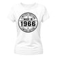 60th Birthday Ladies Tshirt Made in 1966 Limited Edition Vintage