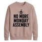 Vintage No More Monday Assembly School Leavers sweatshirt