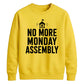 Vintage No More Monday Assembly School Leavers sweatshirt