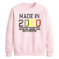 Vintage Retro Soul Classic Personalised Happy Birthday Sweatshirt