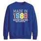 Vintage Retro Soul Classic Personalised Happy Birthday Sweatshirt