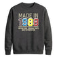 Vintage Retro Soul Classic Personalised Happy Birthday Sweatshirt