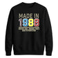 Vintage Retro Soul Classic Personalised Happy Birthday Sweatshirt