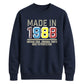 Vintage Retro Soul Classic Personalised Happy Birthday Sweatshirt