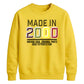 Vintage Retro Soul Classic Personalised Happy Birthday Sweatshirt