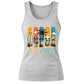 Vintage Summer Beach Sun Chase Ladies Tank Top