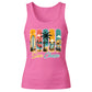 Vintage Summer Beach Sun Chase Ladies Tank Top