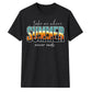 Vintage Tropical Sunset Beach Slogan Print Unisex T-Shirt