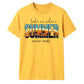 Vintage Tropical Sunset Beach Slogan Print Unisex T-Shirt