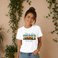 Vintage Tropical Sunset Beach Slogan Print Unisex T-Shirt