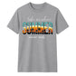 Vintage Tropical Sunset Beach Slogan Print Unisex T-Shirt